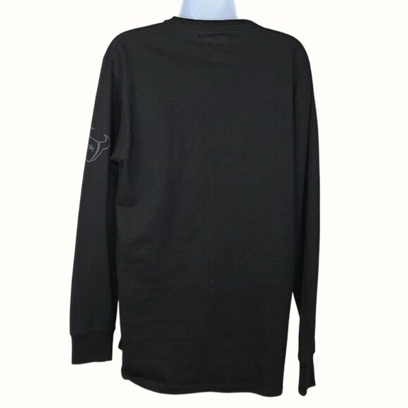 Houston Texans Long Sleeve Mens Shirt M Majestic NFL Team Apparel NWT - Picture 8 of 8